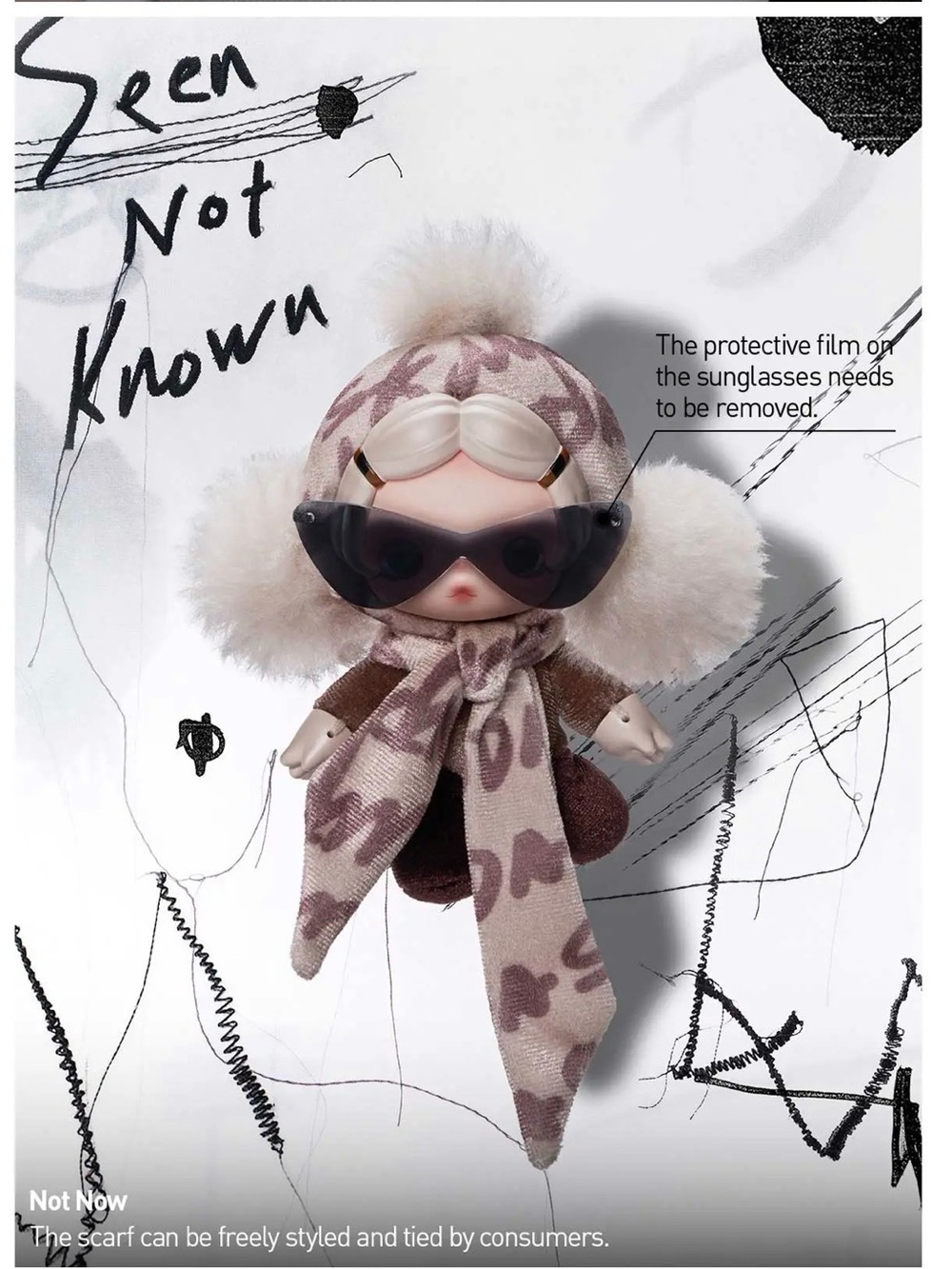 Confirmed • POP MART • SKULLPANDA • Off Mode “Not Now” • Plush Pendant 2026.